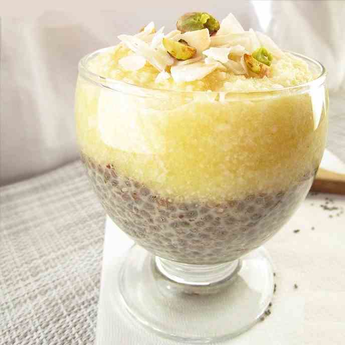 Pineapple Coconut Chia Pudding