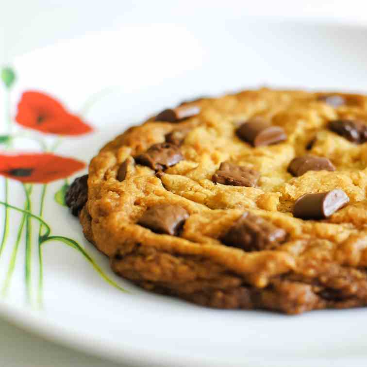 Single-Serving Chocolate Chip Cookie