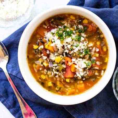 Vegetable Rice Soup