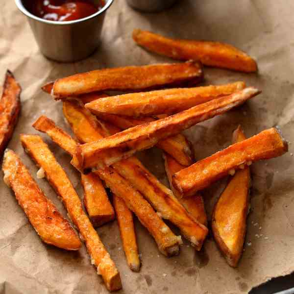 Crispy Fried Sweet Potato Fries Recipe