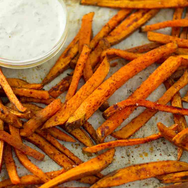 Spicy Sweet Potato Fries