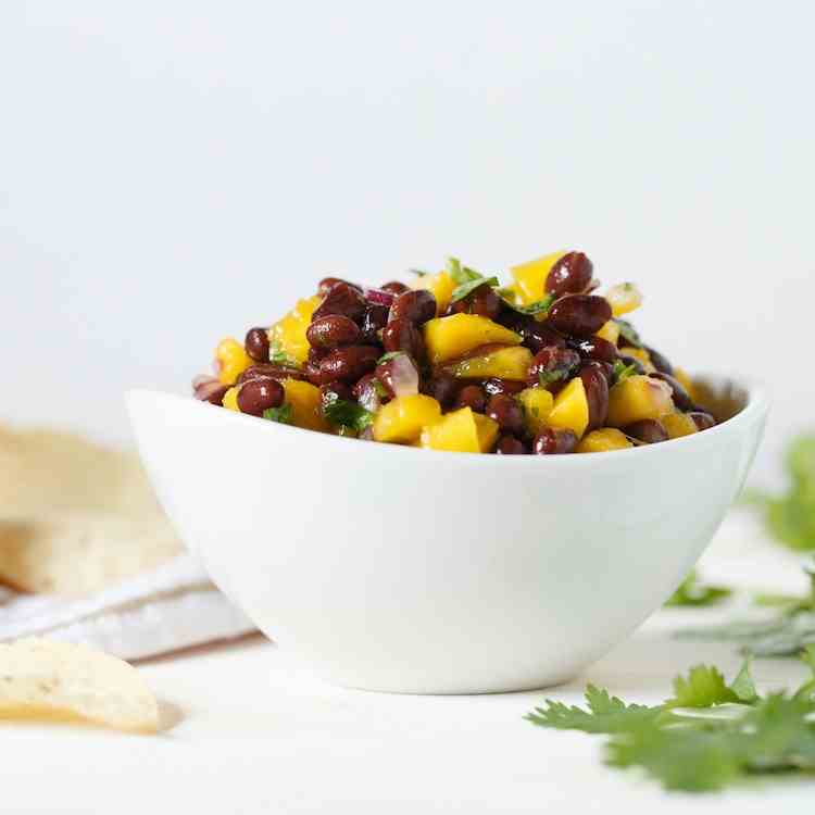 Black Bean and Mango Salsa