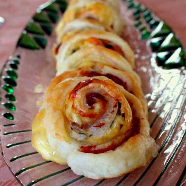 Mixed Puff Pastry Roll for Apero