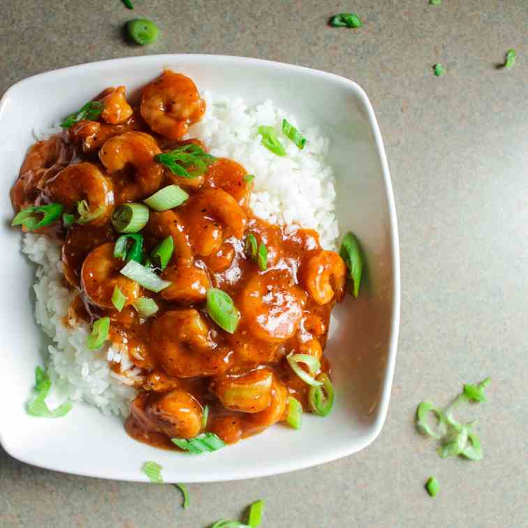 Sichuan-Szechuan Shrimp