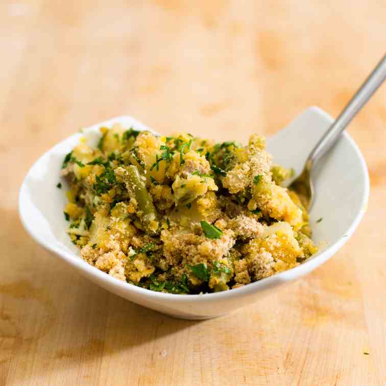 Dijon Lentil and Sausage Casserole