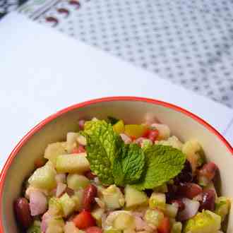 Kidney Bean & Pear Salad