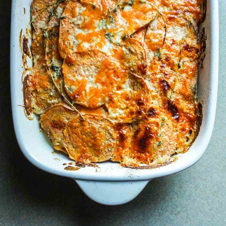 Scalloped Sweet Potatoes