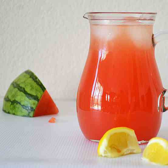 Sweet Pink Watermelon Lemonade