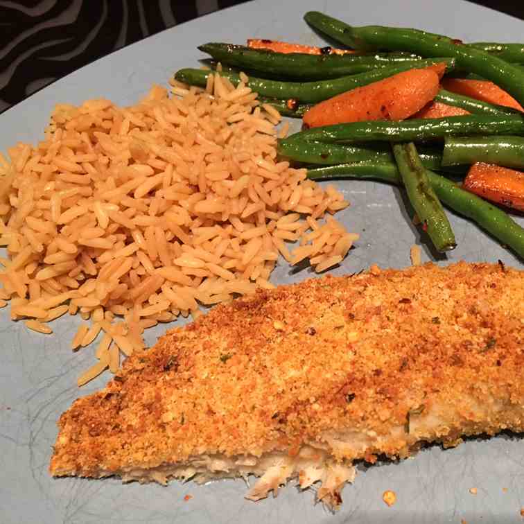 Parmesan Crusted Tilapia