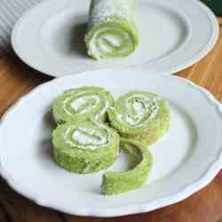 St. Patrick's Day Jelly Roll Cake