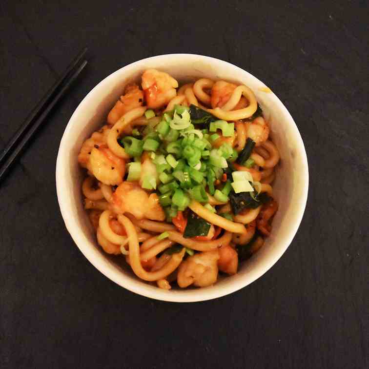 Pepper Shrimp Udon