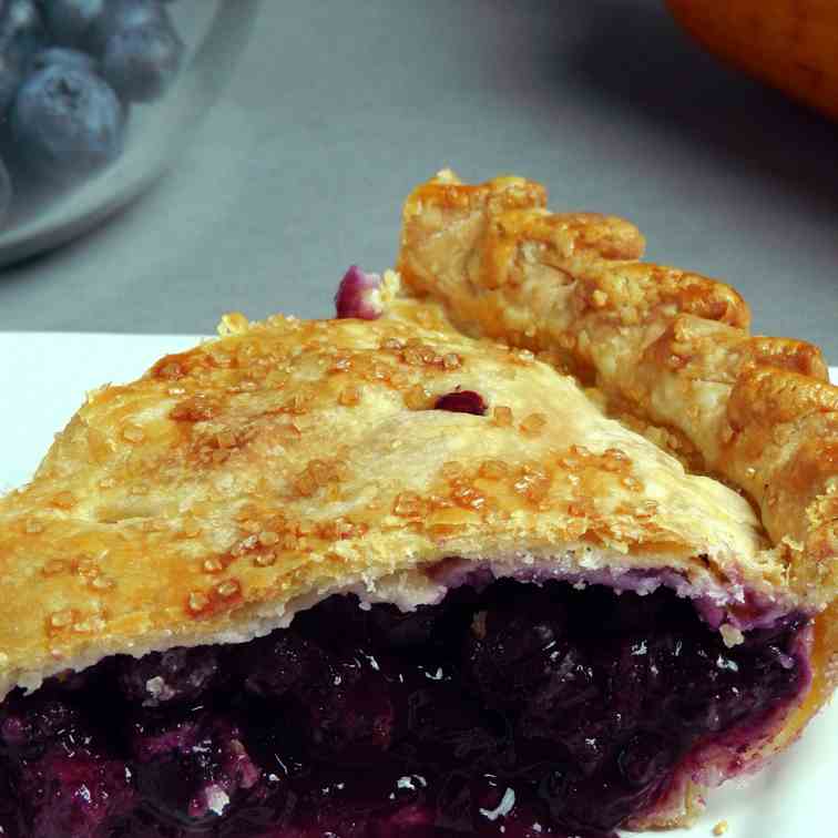 Wild Blueberry Pie