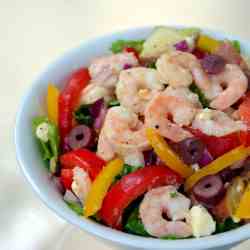 Mediterranean Potato Shrimp & Feta Salad