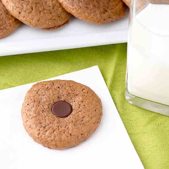 Almond Butter Button Cookies 