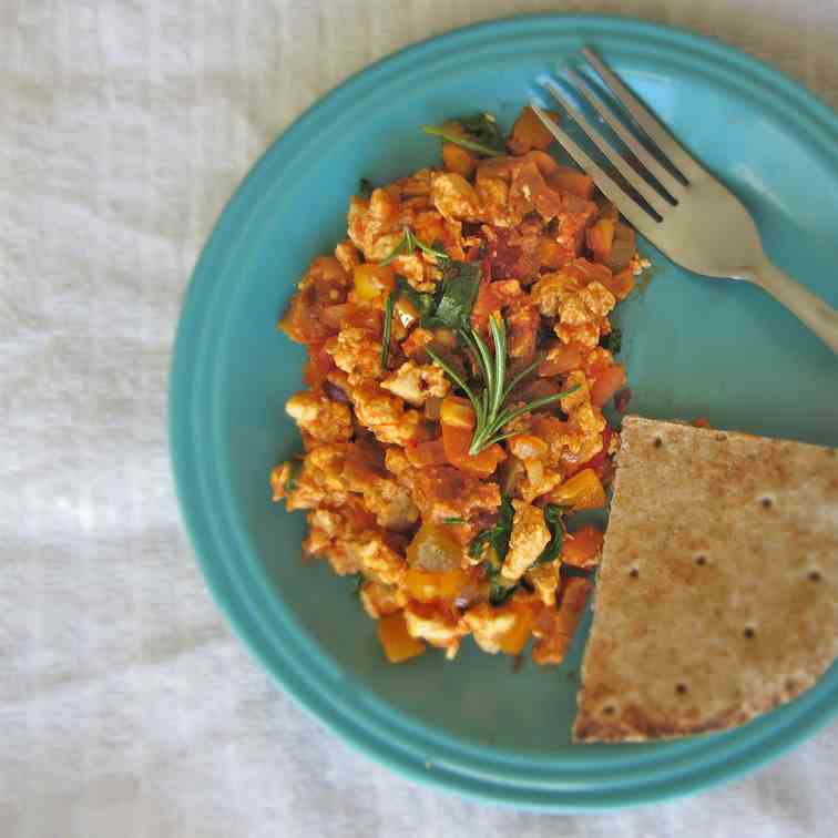 Southwest Tofu Scramble