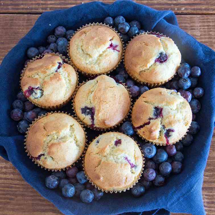 Blueberry and Lemon Muffins