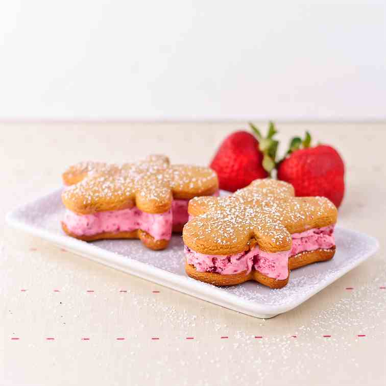 Gingerbread Ice-Cream Sandwiches