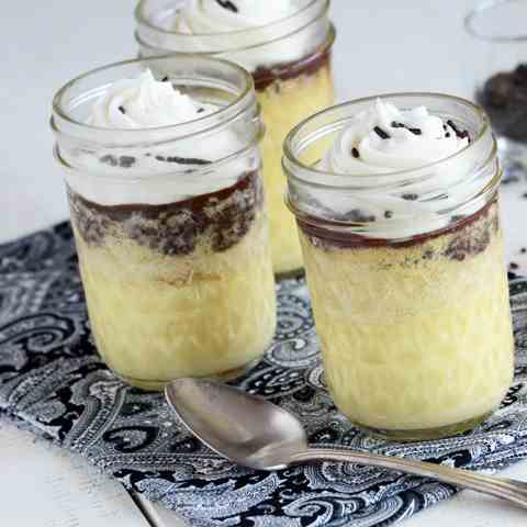 Individual Boston Cream Pies