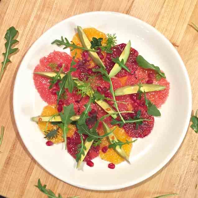 Bright and Fresh Citrus Carpaccio