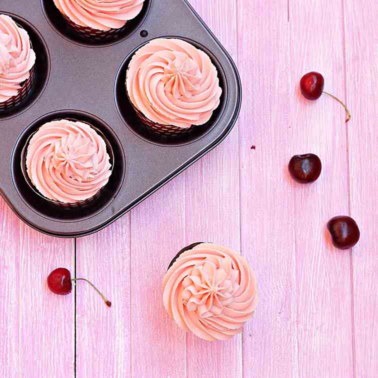 Cherry & Choc Cupcakes (Gluten free)
