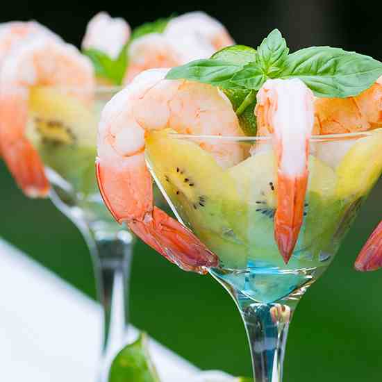 SunGold Kiwi Shrimp Cocktail