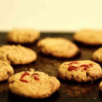 Sriracha Peanut Butter Cookies