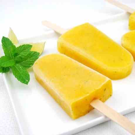 Mango Mojito Popsicles