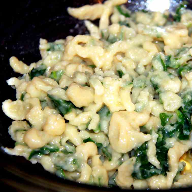 Spinach Spaetzli