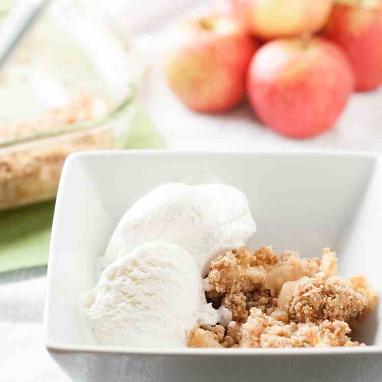 Homemade Apple Crisp