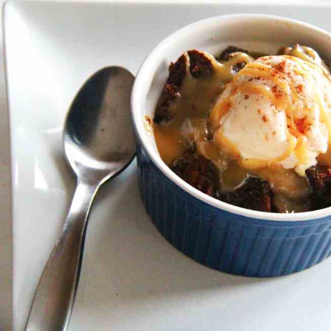 Sticky Toffee Gingerbread Pudding
