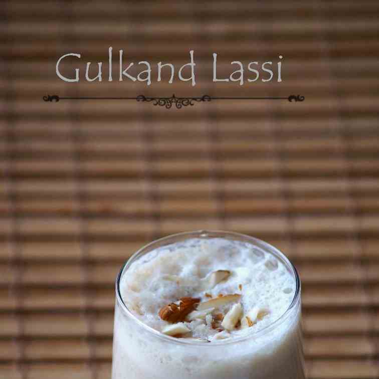 Gulkand Lassi Recipe