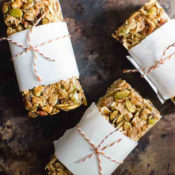 Pumpkin Spice Granola Bars