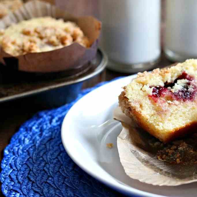 Jammy Crumb Muffins