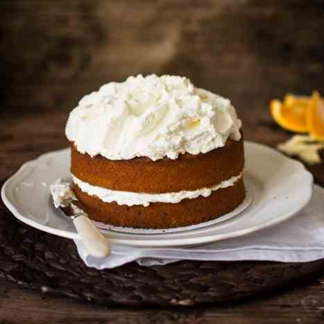 Moist orange cake