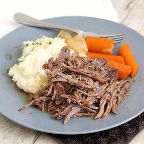 Cola-Braised Pot Roast with Vegetables