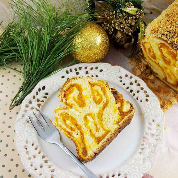 Apricot Cream Cheese Babka