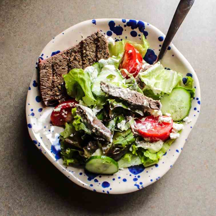 Steak and Goat Cheese Salad