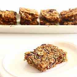 Persimmon Oat Bars