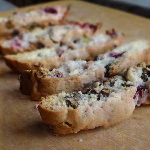 Cherry-Pistachio Biscotti