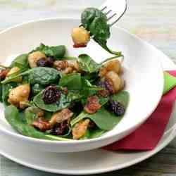 Gnocchi and Wilted Spinach Salad