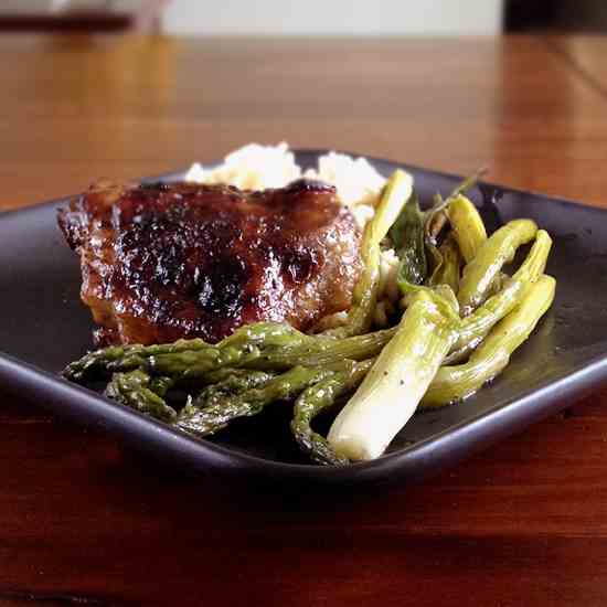 Soy-Glazed Chicken Thighs