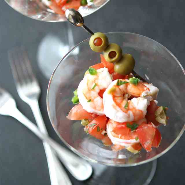 Shrimp Martini Appetizer