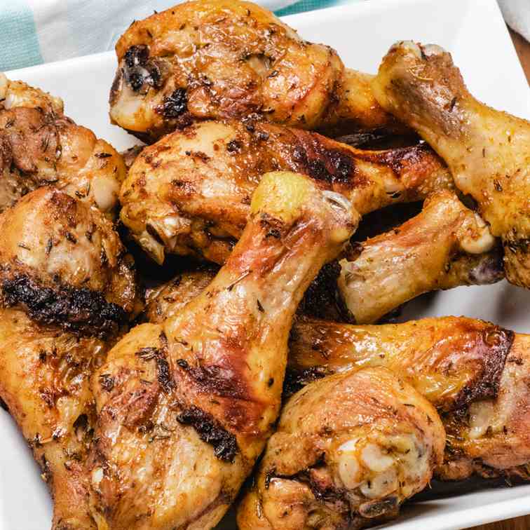 Crispy Skin Baked Chicken Drumsticks