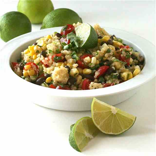 Quinoa Black Bean and Corn Salad