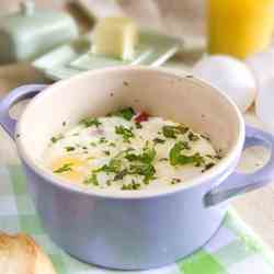 Sundried Tomato and Herb Baked Eggs