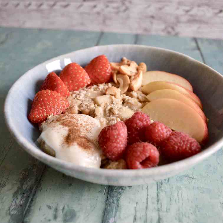 Apple Pie Overnight Oats