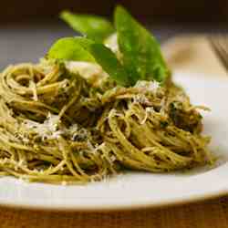 Artichoke Basil Pesto Pasta