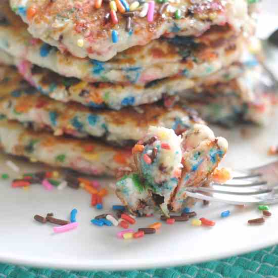 Gluten Free Funfetti Pancakes