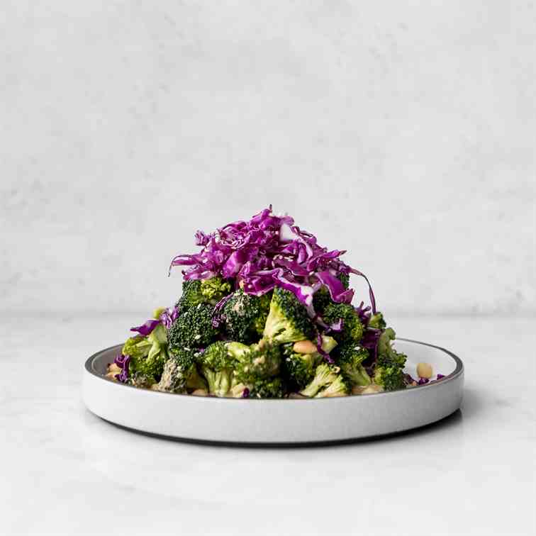 Broccoli Salad with Peanut Dressing