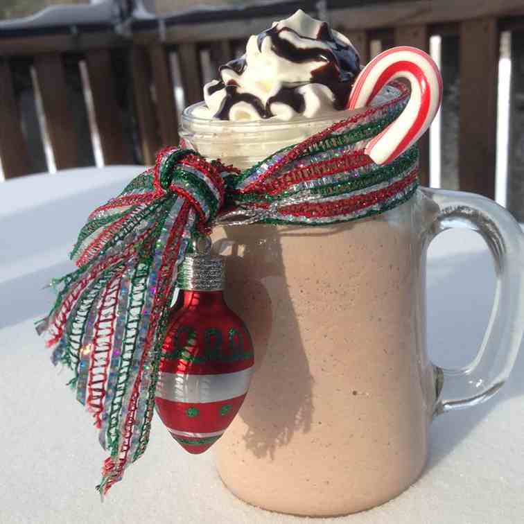 Frozen Mint Hot Chocolate